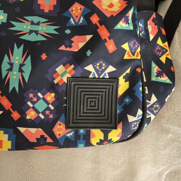 Colorful Aztec Print Backpack - Picture 5 of 7